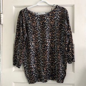 XL leopard shirt